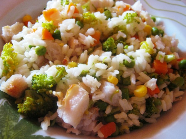 Recept na Zeleninové rizoto s treskou